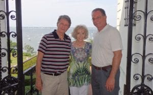 Author Steven Gittelman (right) with Robert Bronner’s children, Greg Bronner and Eleanor Bronner Anderson, on a recent visit to the Vanderbilt Mansion Vanderbilt Museum photo Author Steven Gittelman (right) with Robert Bronner’s children, Greg Bronner and Eleanor Bronner Anderson, on a recent visit to the Vanderbilt Mansion