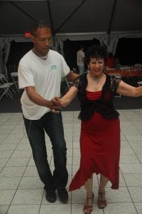 Salsa dancing