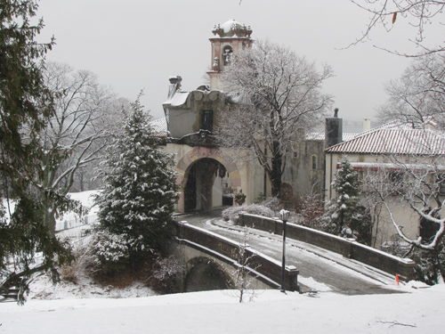 Mansion in Snow