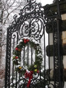 Vanderbilt Gate During Holidays 