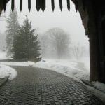 Vanderbilt Mansion with Snow