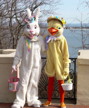 Easter Bunny and L'il Chick