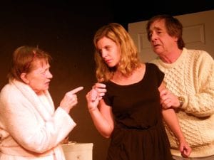 The 'Beauty Queen' cast: Judith Anderson (left), Mary Caulfield and Charles Calabrese