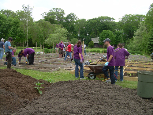 Volunteers at the Vanderbilt Mansion