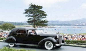 Howard Kroplick in “Chrysler’s Chrysler” Courtesy of Howard Kroplick Howard Kroplick in “Chrysler’s Chrysler” at 2014 Pebble Beach Concours d’Elegance