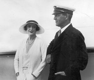 Vanderbilt Museum archives Rosamund and Willie Vanderbilt, aboard their 264-foot yacht Alva during the 1931 world cruise