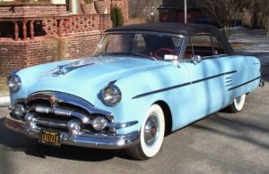 Photo by Wayne Hedlunc 1954 Packard Caribbean convertible