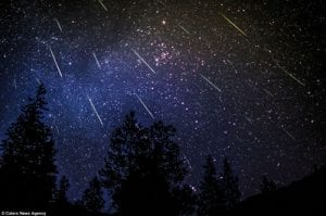Perseid meteor shower
