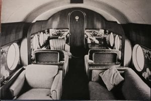 Interior of Vanderbilt's Sikorsky S-43 seaplane Vanderbilt Museum archives Interior of Vanderbilt's Sikorsky S-43 seaplane