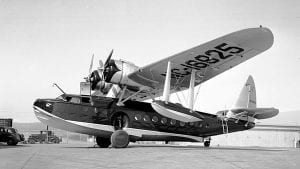 Vanderbilt's Sikorsky S-43 in Oakland, California, 1938 Vanderbilt's Sikorsky S-43 in Oakland, California, 1938