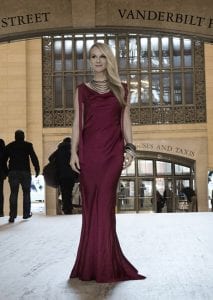 Costin in Grand Central Terminal during an album-cover photo shoot in New York City. Photo by Vital Agibalow for Hensel Costin in Grand Central Terminal during an album-cover photo shoot in New York City.