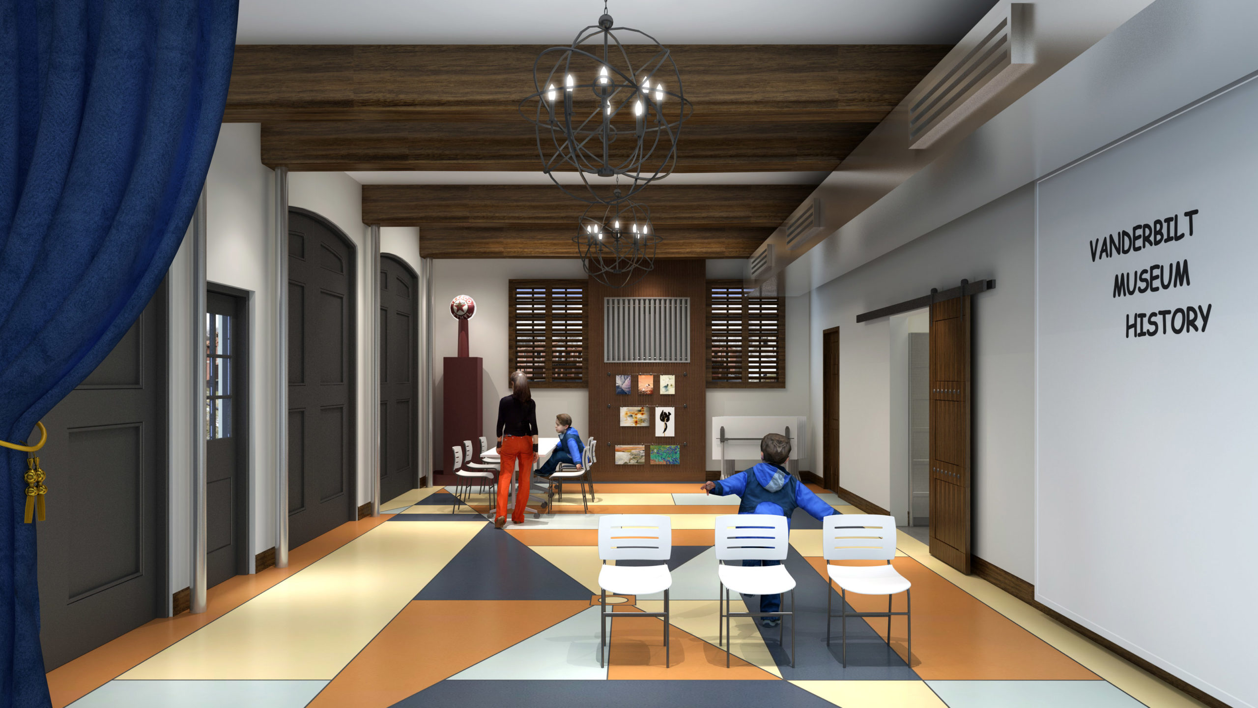 Render of the Learning Center renovation