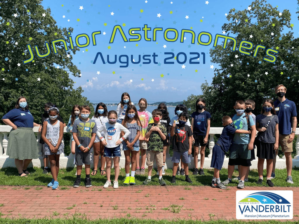 A group photo of the August 2021 Junior Astronomers and Astronomy Educators.
