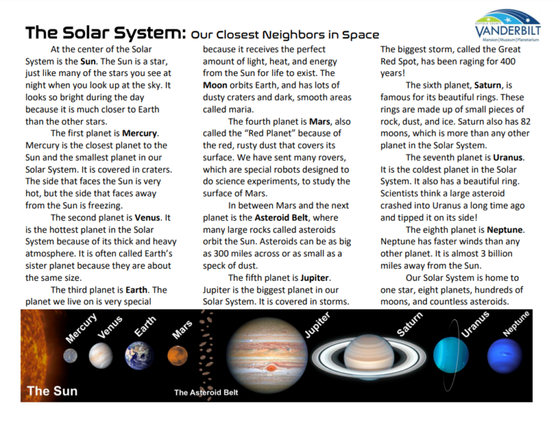 Learning astronomy concepts in elementary school: a didactic