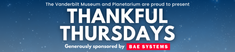 Thankful Thursdays sponsored by BAE Systems