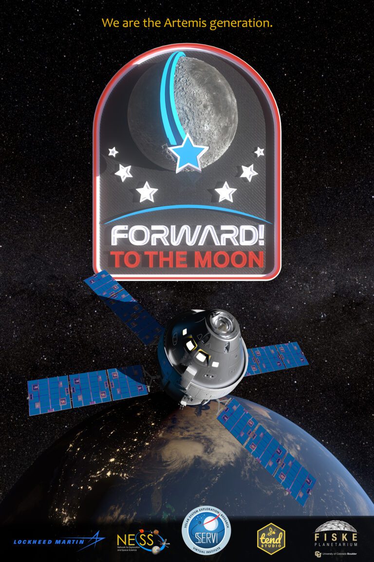 Forward! to the Moon Poster
