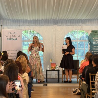 Author standing
